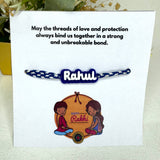 Personalised Rakhi Hamper With Wooden Box