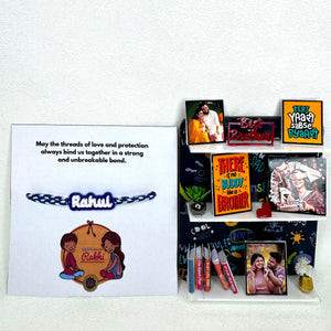 Miniature Photo Art With Personalised Rakhi