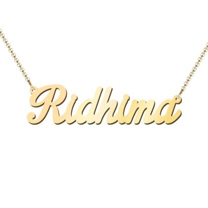 Gold Plated  Name Necklace