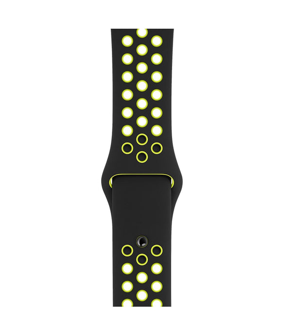 Black and Neon Green Apple watch Strap (42-44 MM)