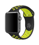 Black and Neon Green Apple watch Strap (42-44 MM)